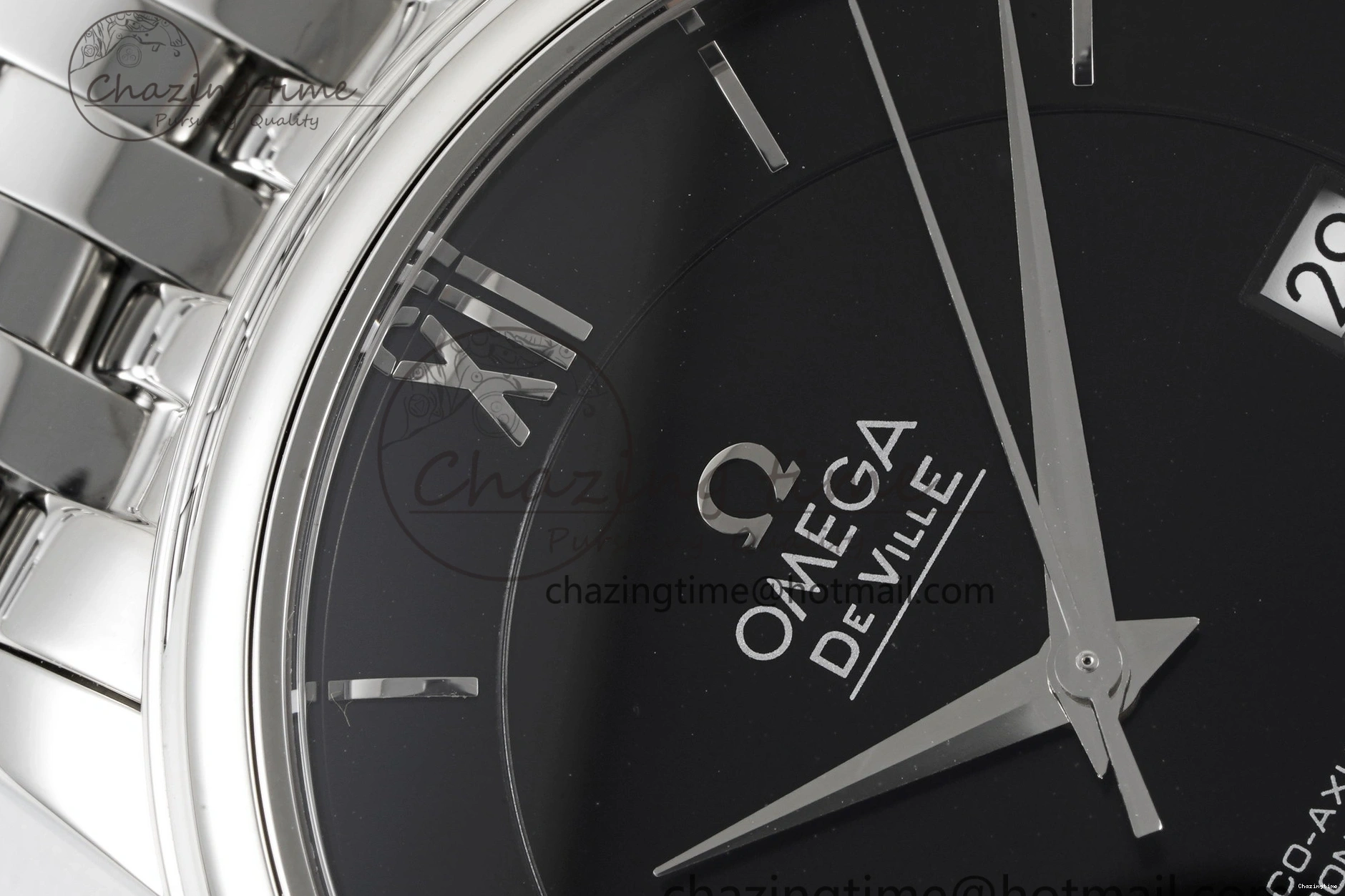 0502 De Ville SS TWF 1:1 Best Edition Black Dial on SS Bracelet MIYOTA Unisex 7835